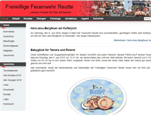Tablet Screenshot of feuerwehr-reutte.at